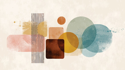 Adobe Illustrator Artwork, Minimalist vector art, simple shapes