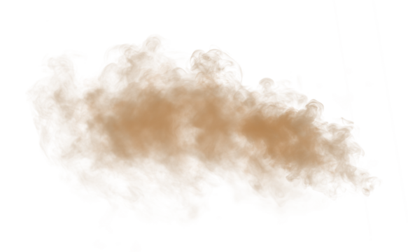 Png Dust Cloud Sandstorm PNG Overlay on transparent background