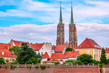 Obraz premium Wroclaw, Poland Cathedral of St John the Baptist