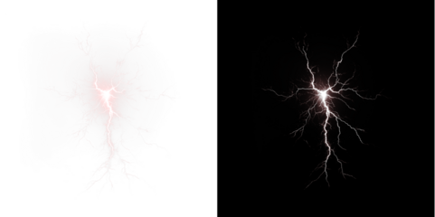Png Lightning Electric Arc Overlay PNG on transparent background