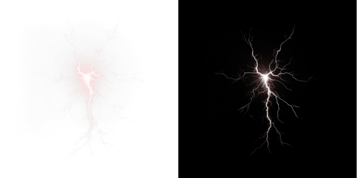 Png Lightning Electric Arc Overlay PNG on transparent background