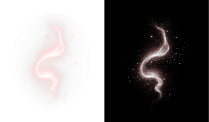 Png Pink Light Swirl Overlay PNG Illustration on transparent background