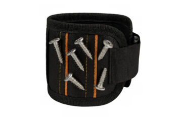 Magnetic wristband holding screws for diy repair work