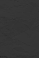 Black clean crumpled paper
