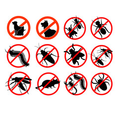 No animals symbol, No animals Sign, Animal No Allowed