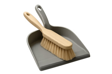 Hand dustpan and brush cleaning household chore tool