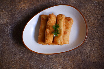 A plate of sosis solo goreng 