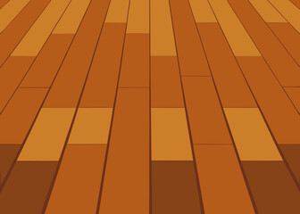 Weathered Teak Flooring Background Illustration
