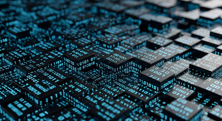 Abstract Digital Network Data Flow Representing Future Technology And Global Connectivity In A Futuristic Digital Landscape