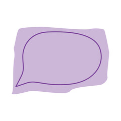 Paper cut bubble chat, speech bubble vector or dream cloud for dialogue