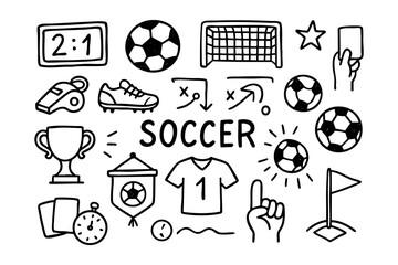 Soccer background &ndash; football sport ball abstract vector design