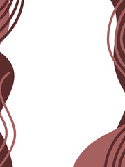  abstract background with flowing lines and organic shapes. Minimal modern frame for social media template, poster, or presentation design