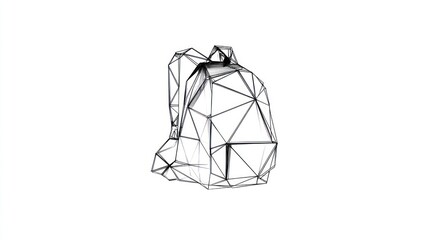 Fototapeta premium Abstract backpack design