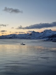 Winter in Lofoten Islands, Norway
