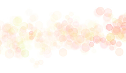 Warm Yellow and Orange Bokeh Background