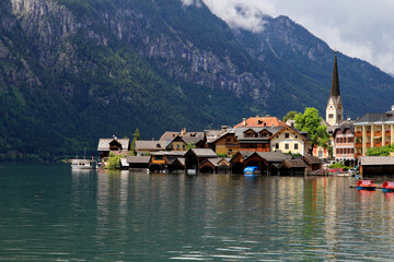Beautiful Hallstatt in Austrian Alps