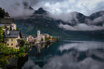 Beautiful Hallstatt in Austrian Alps