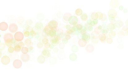 Subtle Pastel Yellow, Orange, and Green Bokeh