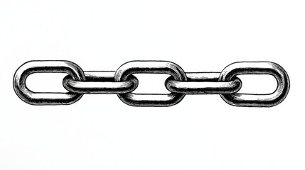 Obraz premium Steel chain industrial grade