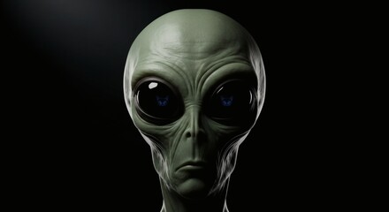 Alien Encounter Unearthly gaze from the void.