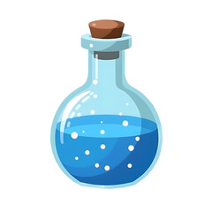 Blue Magic Potion Bottle