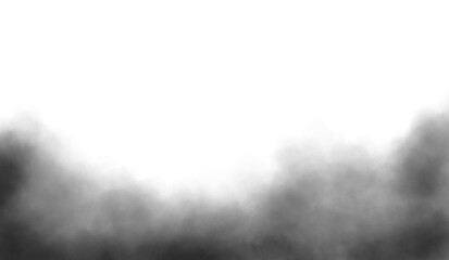 Dark Smoke or Fog Rising from Below Background