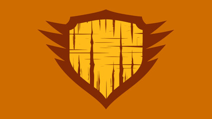 Weathered Oak Surface Background Illustration