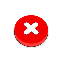 Obraz premium Incorrect Checkmark Symbol Icon – Animation Alpha Loop