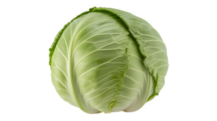 Fototapeta premium Fresh, vibrant cabbage head isolated on black, perfect for healthy eating, cooking, and culinary projects, ready to enhance your designs