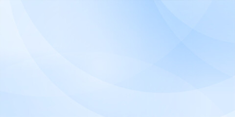 Background abstract blue sky with transparent shapes sphere. Light gradient vector banner. Pastel blue blur backdrop. Soft blurred light bg. Blurred color simple wallpaper