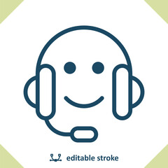 Customer Support - Call Center Icon