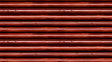 Obraz premium SEAMLESS red log wall background, natural wood texture, rustic log cabin wall.