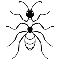 ant silhouette vector art