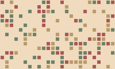Abstract pixel art background with earthy tones.  A subtle yet engaging design, perfect for websites, presentations, or textile patterns. Evokes a sense of calm and understated elegance.