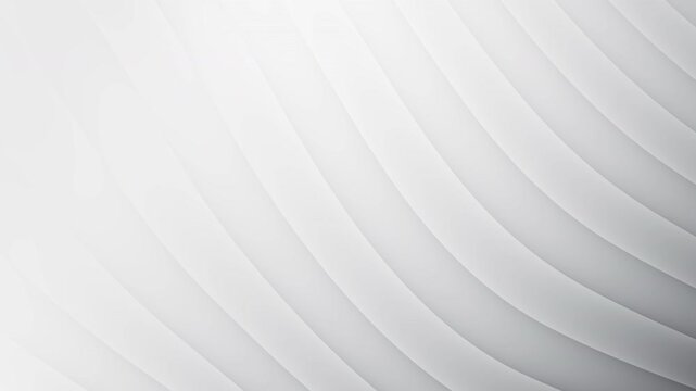 Ideal for modern geometric designs, presentations, or website backdrops, featuring a white gradient with fading curved parallel lines.