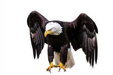 Obraz premium Eagle on White background