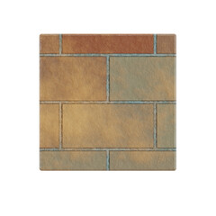 dirty brick wall background 3D rendering
