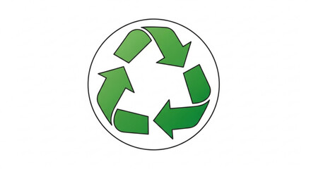 Obraz premium Recycle symbol universal recycling symbol, indicating that a product or material can be recycled
