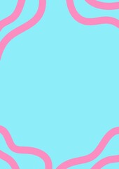 pink and blue background with stripes