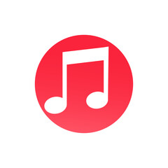 Apple music logo for mobile app