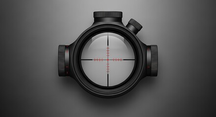 Sniper Scope Focused Precision Aiming.