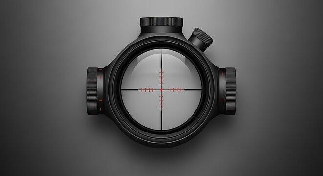 Sniper Scope Focused Precision Aiming.