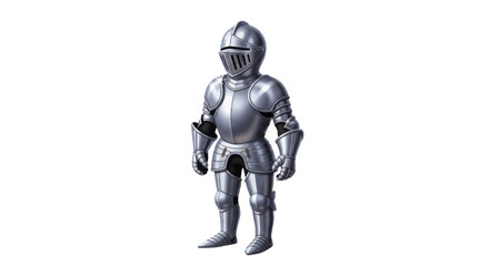 Full Medieval Knight Armor Suit with Helmet and Gauntlets.