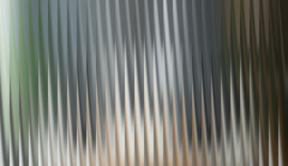 Abstract metal texture with vertical lines and a blurred effect, creates a unique visual experience. The metallic surface reflects light