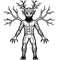 vector illustration of a tattoo