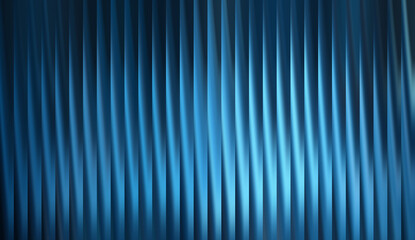 Abstract blue background of vertical lines, creating a sense of depth and movement
