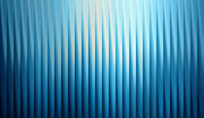 Abstract gradient of vertical blue and white lines, creating a sense of depth and movement