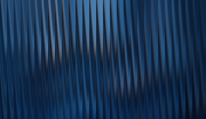 Abstract Blue vertical lines, creating a sense of depth and movement
