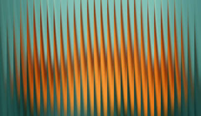 A mesmerizing abstract pattern in shades of teal and orange, creating a visually captivating composition. The intricate lines and gradients add depth and dimension to the artwork.