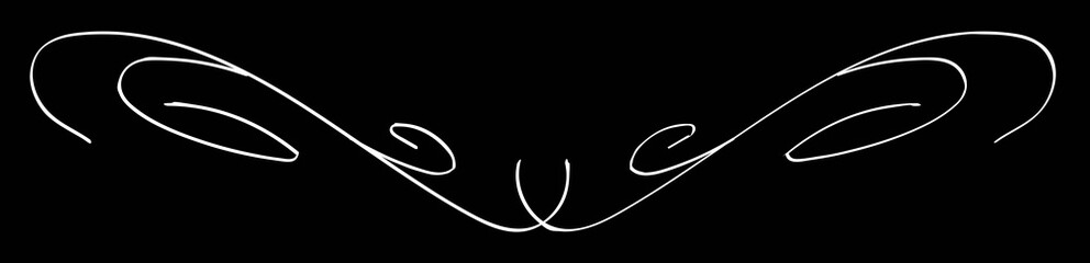 Handwritten calligraphy. Simple lines. Monochrome.	
